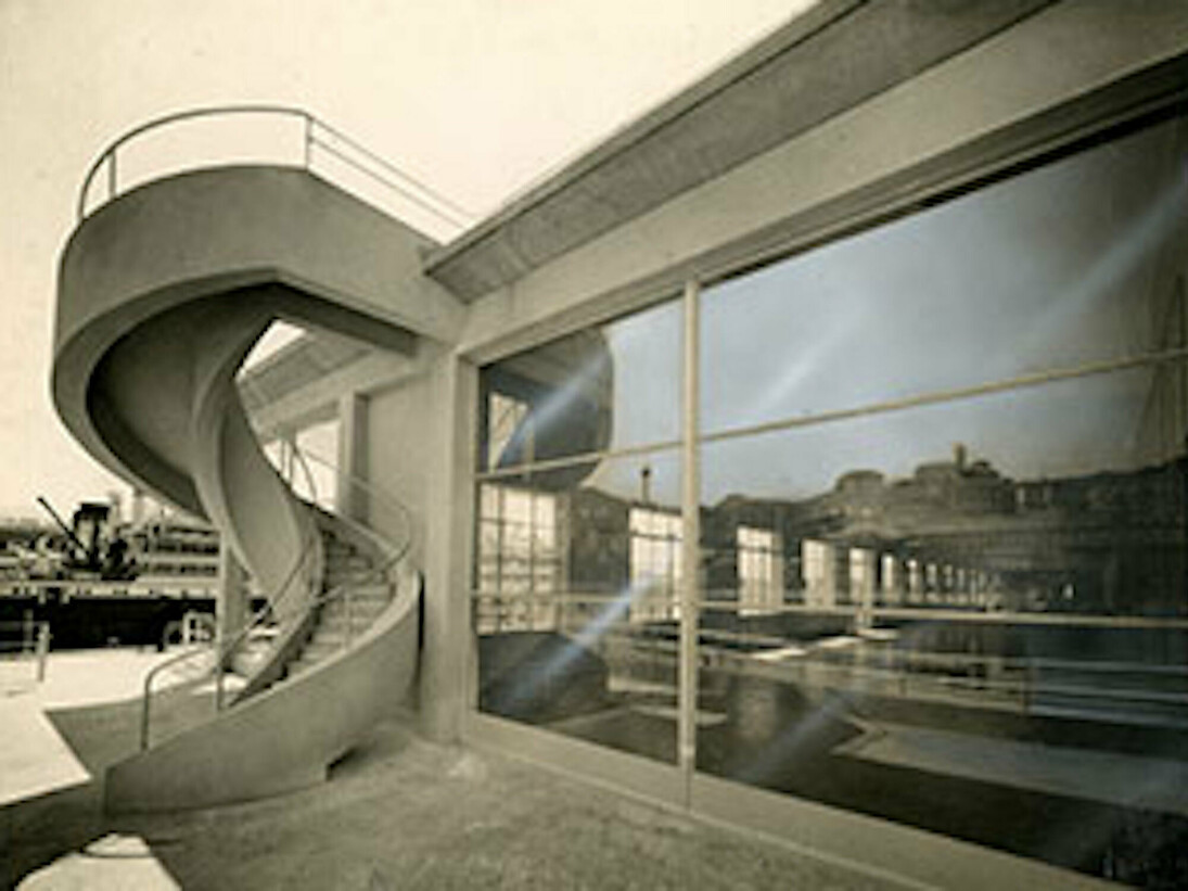 Studio Marconi, Stazione marittima Andrea Doria a Genova (architetto L. Vietti), 1932 ca., Mart, Archivio del ʼ900, Fondo Figini-Pollini