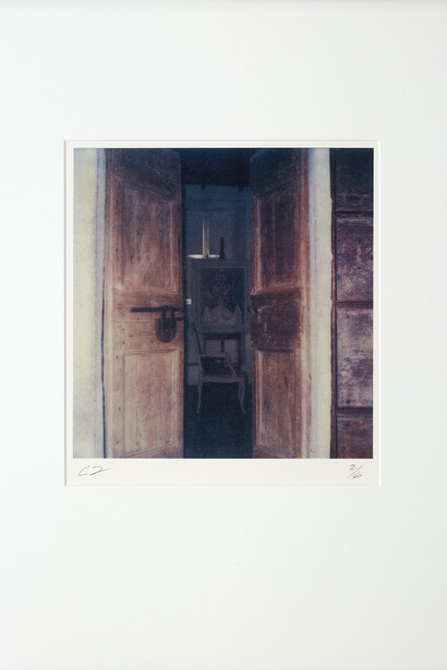 Cy Twombly,1985, Interior (Picasso) (Bassano in Teverina)(c)Fondazione Nicola Del Roscio. courtesy archives Fondazione Nicola Del Roscio
