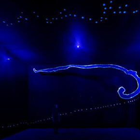 Ambiente spaziale [Spatial Environment]  1967,  ‘Lucio Fontana. Walking the Space: Spatial Environments, 1948 – 1968,’ Hauser & Wirth Los Angeles, 2020 © Fondazione Lucio Fontana by SIAE 2020
Photo: Fredrik Nilsen