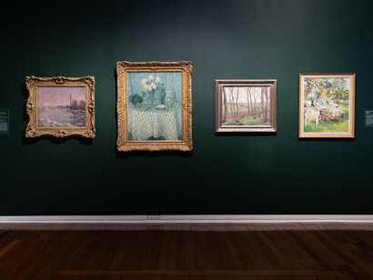 Huikaau, where currents meet, exhibition view. Courtesy of Dunedin Public Art Gallery