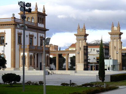 Vista del Museo Ruso de Málaga, situado en la antigua Real Fábrica de Tabacos. 
