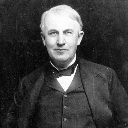 Retrato de Thomas Alva Edison