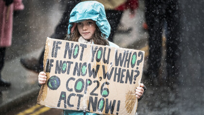 En Glasgow la gente de la calle le dijo a los gobiernos y a las grandes corporaciones económicas que no había tiempo