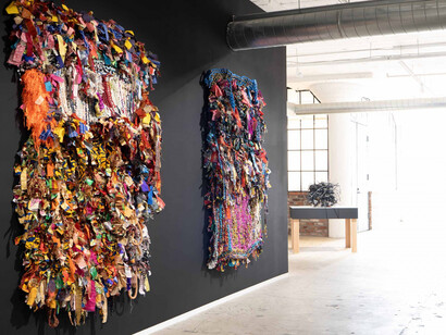 Ramekon O’Arwisters, Schism, exhibition view. Courtesy of Patricia Sweetow Gallery 