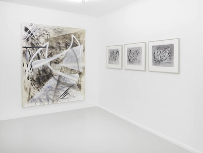 Various artists, Through closed eyes, darkly, exhibition view. Courtesy of Belenius Gallery