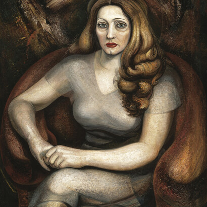 «Retrato de José Clemente Orozco, 1947» (1947), David Alfaro Siqueiros 

