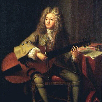 Marin Marais by André Bouys, 1704.