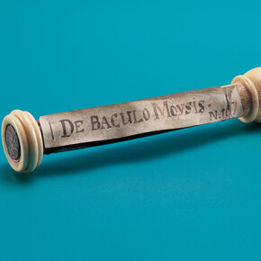 Relic of the so-called staff of Moses, mediterranean region. Courtesy of the Jewish Museum