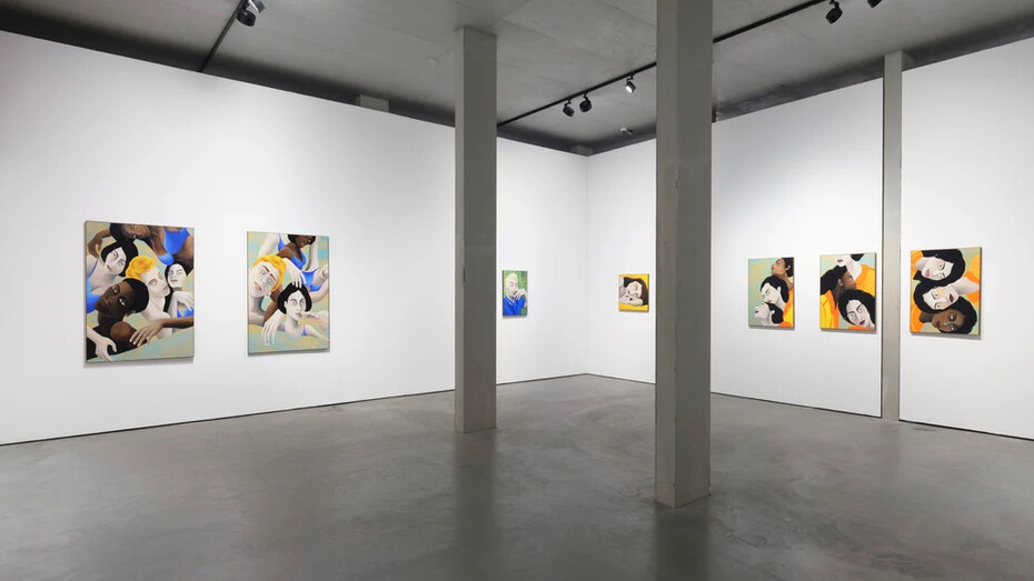 Rebecca Brodskis, The last ones awake, exhibition view. Courtesy of König Galerie