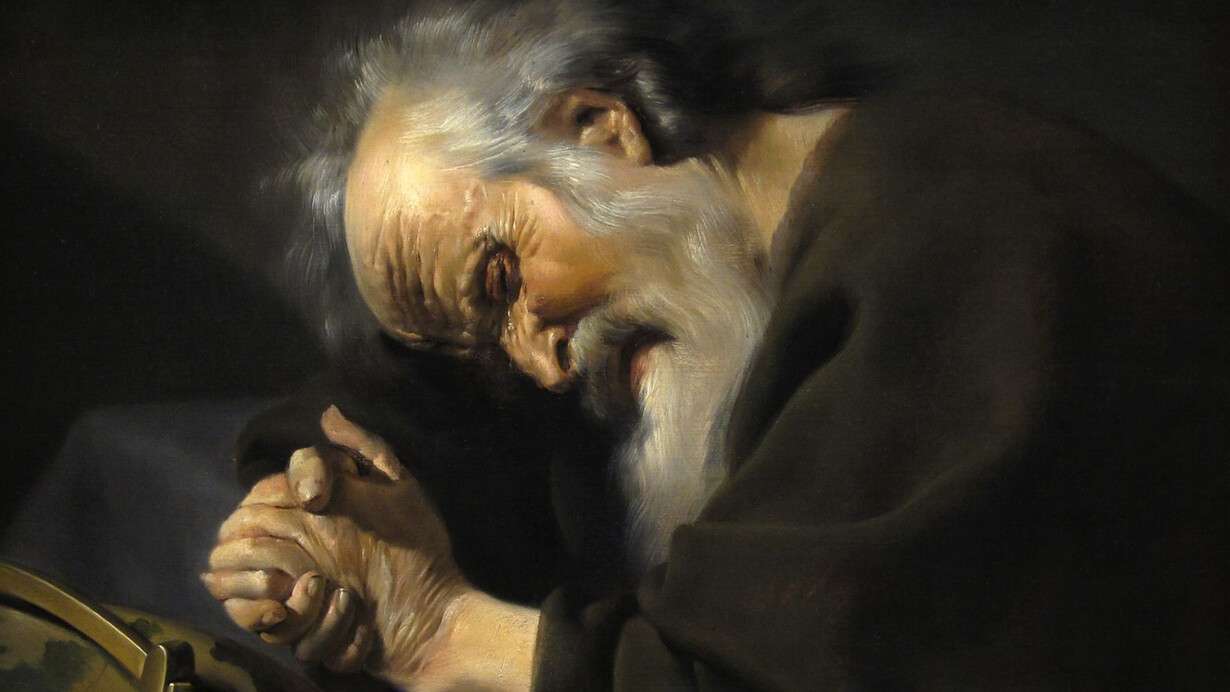 'Heráclito' de Abraham Janssens (Dominio público)
