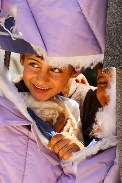 La città è diventata un punto cruciale per l'assistenza umanitaria ai rifugiati interni. Ph. Salah Darwish