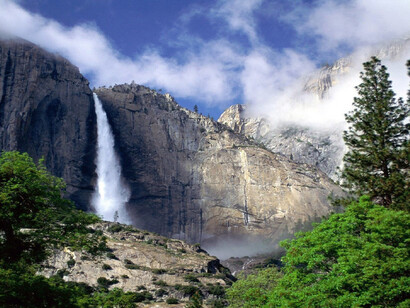 Catarata en Yosemite