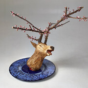 Bertozzi e Casoni, Dove Come Quando, Ceramica policroma, cm 122x157x130. Courtesy of Palazzo dei Consoli e Palazzo Ducale