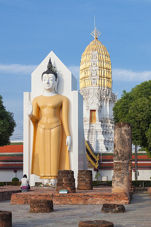 Wat Phra Si Rattana Mahathat abhaya mudra, Phitsanulok, Thailand