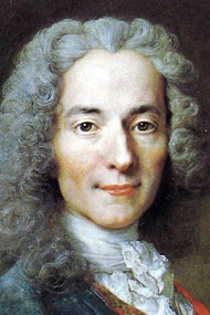 Voltaire, pseudonimo di François-Marie Arouet