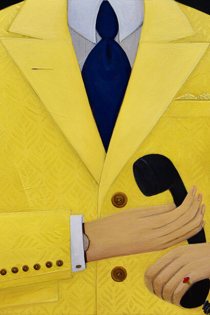 Angela Burson, News, 2024. Courtesy of Hashimoto Contemporary Gallery