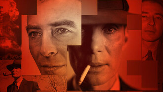 The real-life J. Robert Oppenheimer (left) and the actor Cillian Murphy (right) who played him in the movie
