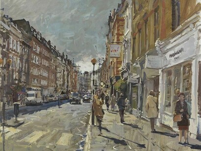 Peter Brown, Marylebone High Street, the crossing