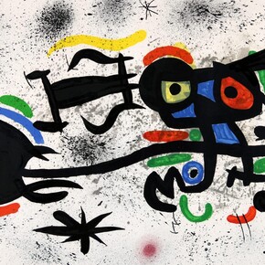 Joan Miró, Barrio chino (detail), 1971. Courtesy of Gomleys Fine Art