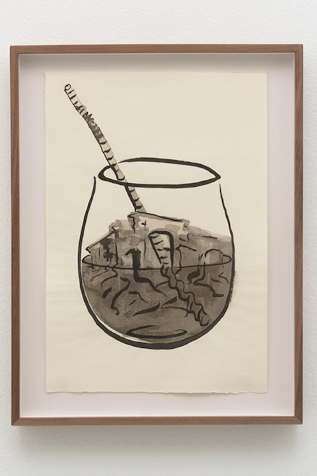 Capriccio_2, 2016, Ink on paper, 13 x 9 in (33.0 x 22.9 cm). Courtesy of Roberts & Tilton