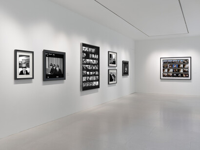 Paul McCartney, Rearview mirror: Liverpool–London–Paris, exhibition view. Courtesy of Gagosian 