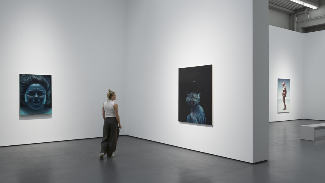 Lydia Pettit, Eye movement desensitization and reprocessing (E.M.D.R.), exhibition view. Courtesy of Galerie Judin