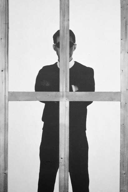 Giulio Paolini. "Delphi", photographic screenprint on canvas, 1965