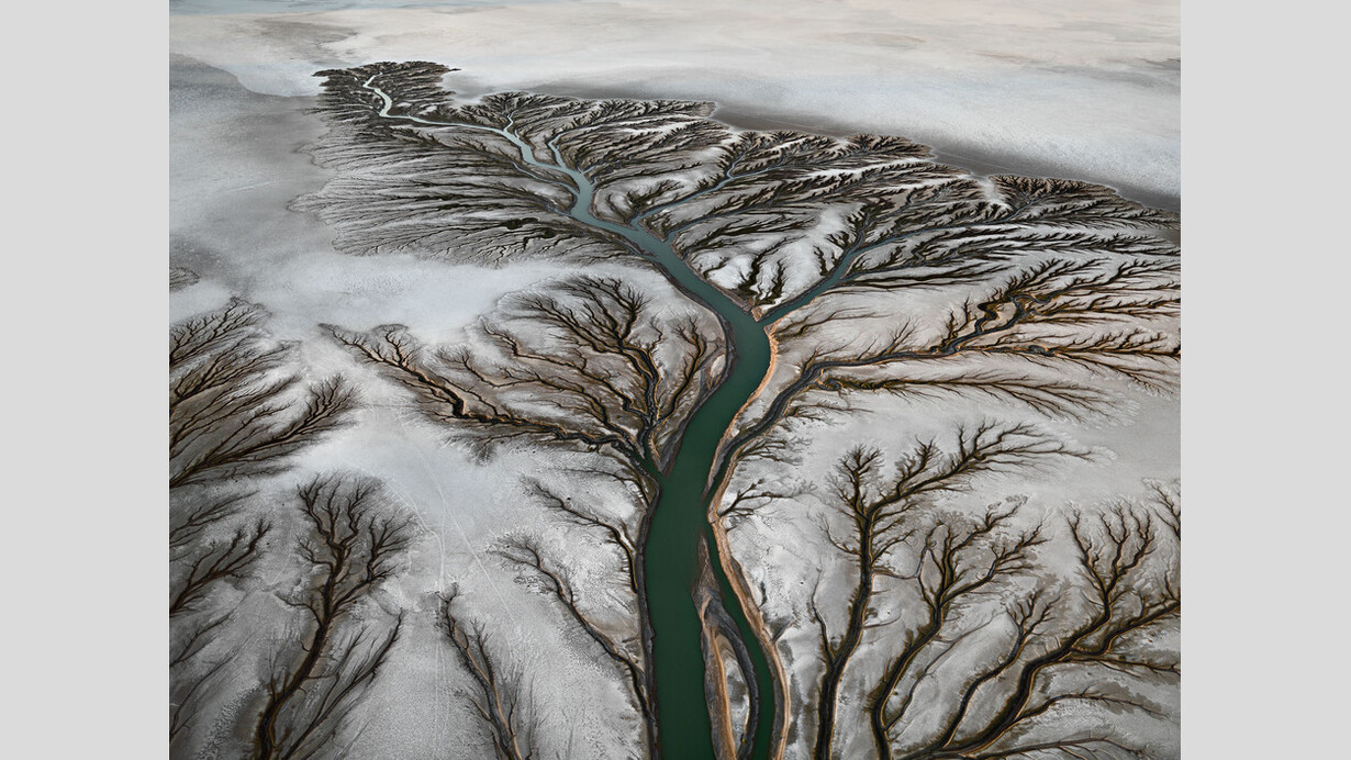 Edward Burtynsky, Colorado River Delta #2, Near San Felipe, Baja, Mexico, 2011© Edward Burtynsky, courtesy Admira, Milan / Galerie Springer Berlin / Metivier Gallery, Toronto
