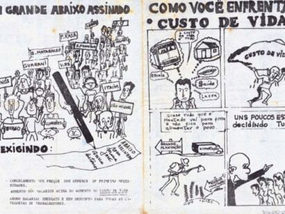 Panfleto do MCV como voce enfrenta o custo de vida