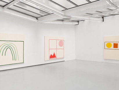 Exhbition view « City Housing », Solo show by Stephen Felton. Courtesy Valentin, Paris / © Grégory Copitet