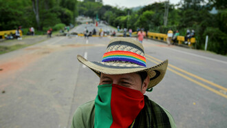 Minga de los indígenas del Cauca