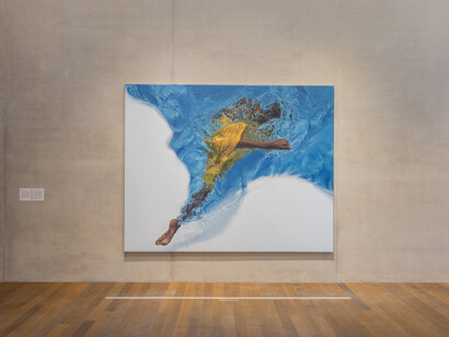 Calida Rawles, A mereced de las mareas, vista de exhibición. Cortesía del Pérez Art Museum Miami