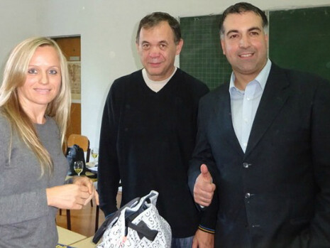 Petar Ćurić and his colleagues