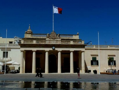 La Valeta, Malta. Plaza Saint George