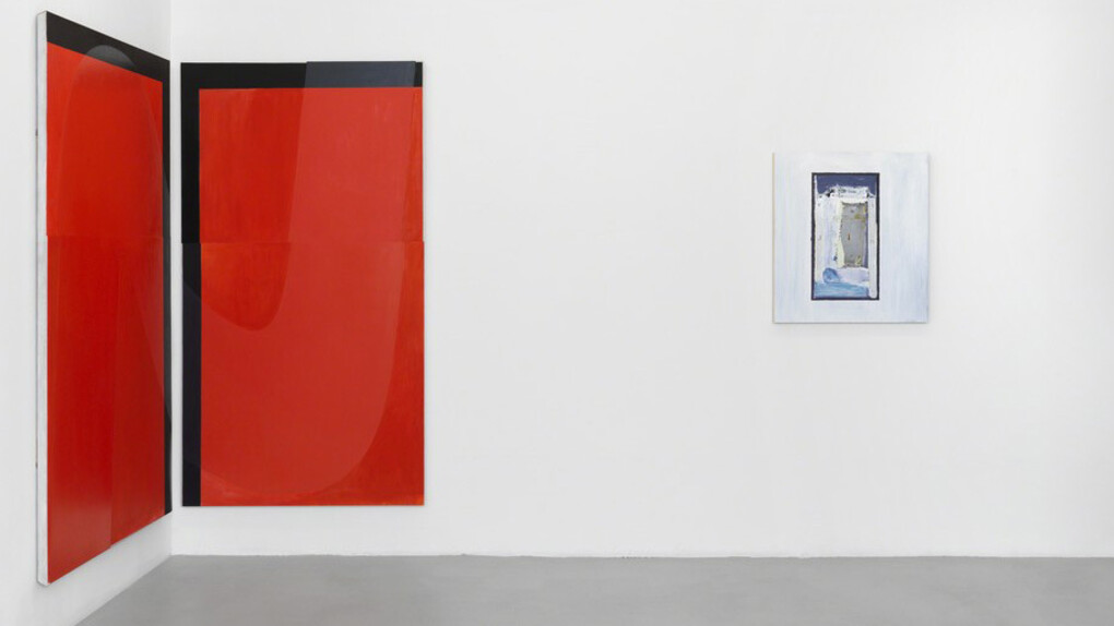 Ron Gorchov, Erik Lindman and Nathlie Provosty. Courtesy of Ribordy Contemporary