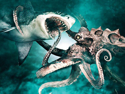 Mega SharK vs. Giant Octopus