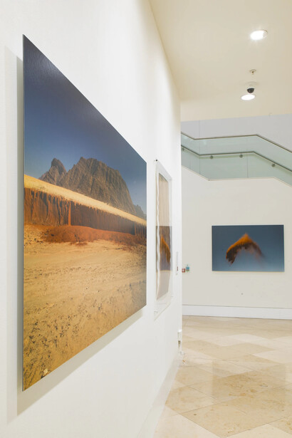 Paul Huxley, Earth unwrapped, exhibition view. Courtesy of Pangolin London