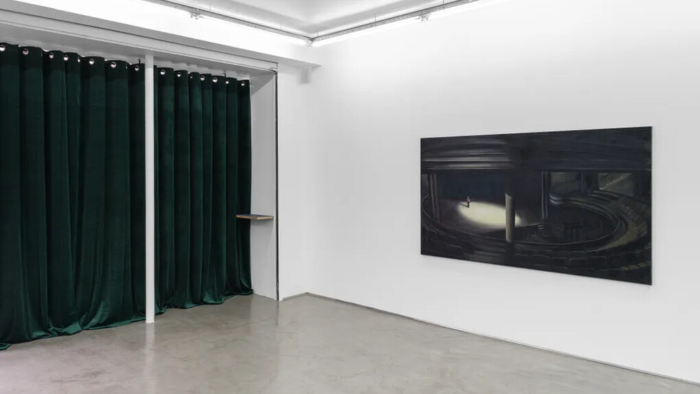 Augustin Katz et William Basinski, Unentitled (study for a room), vue de l'exposition. Avec l'aimable autorisation de la Galerie Derouette