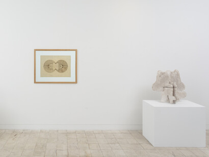 Walter Pichler, Sculptures, drawings, models, exhibition view. Courtesy of Gladstone Gallery