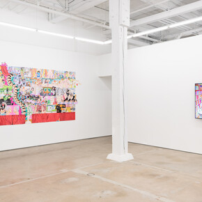 Jennifer Levonian, Speed reader, exhibition view. Courtesy of Adams and Ollman Gallery