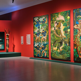 Amazônia. Indigenous worlds, exhibition view. Courtesy of Bundeskunsthalle