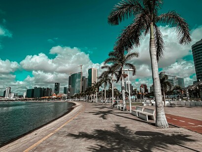 A shot of the rising real estate infrastructure in Luanda, Angola