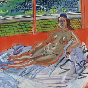  Raoul Dufy, Nu dans l'atelier rouge de Vence, 1945. Courtesy of Opera Gallery 