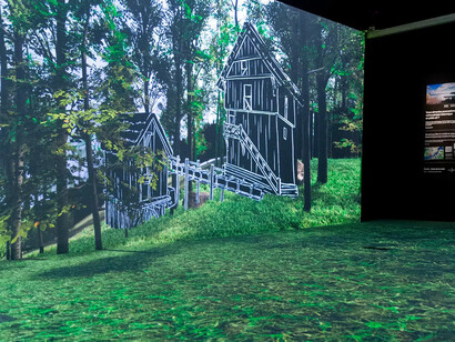 Le Québec, autrement dit, vue d'exposition. Avec l'aimable autorisation du Musée de la civilisation