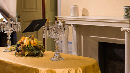 Dining room. Courtesy of Puccini Museum