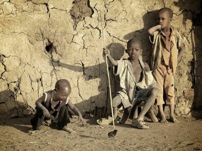 Group of african kids