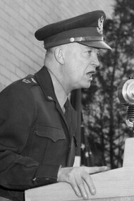 General Dwight Eisenhower visits the Aircraft Engine Research Laboratory in 1946