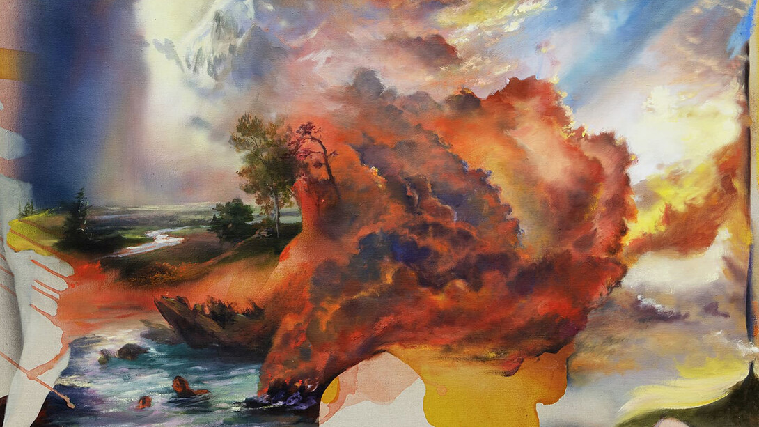 Annie Lapin, Past wrapping (seeing how one sees), 2024. Courtesy of Ryan Lee Gallery