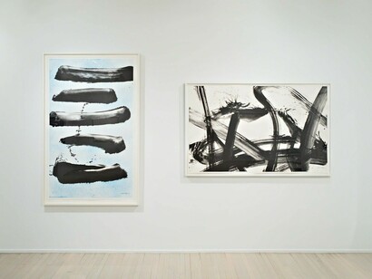 Lee Ufan, Qin Feng, Jian-Jun Zhang, Exhibition view. Courtesy of Pace Prints