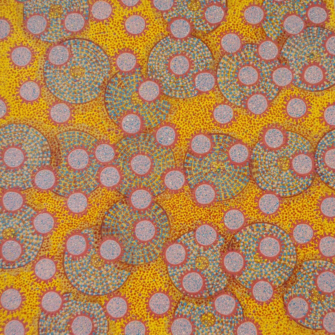 Ayott, Diane, March Musing, 2015, Mixed Media on paper, 20 x 20 in.